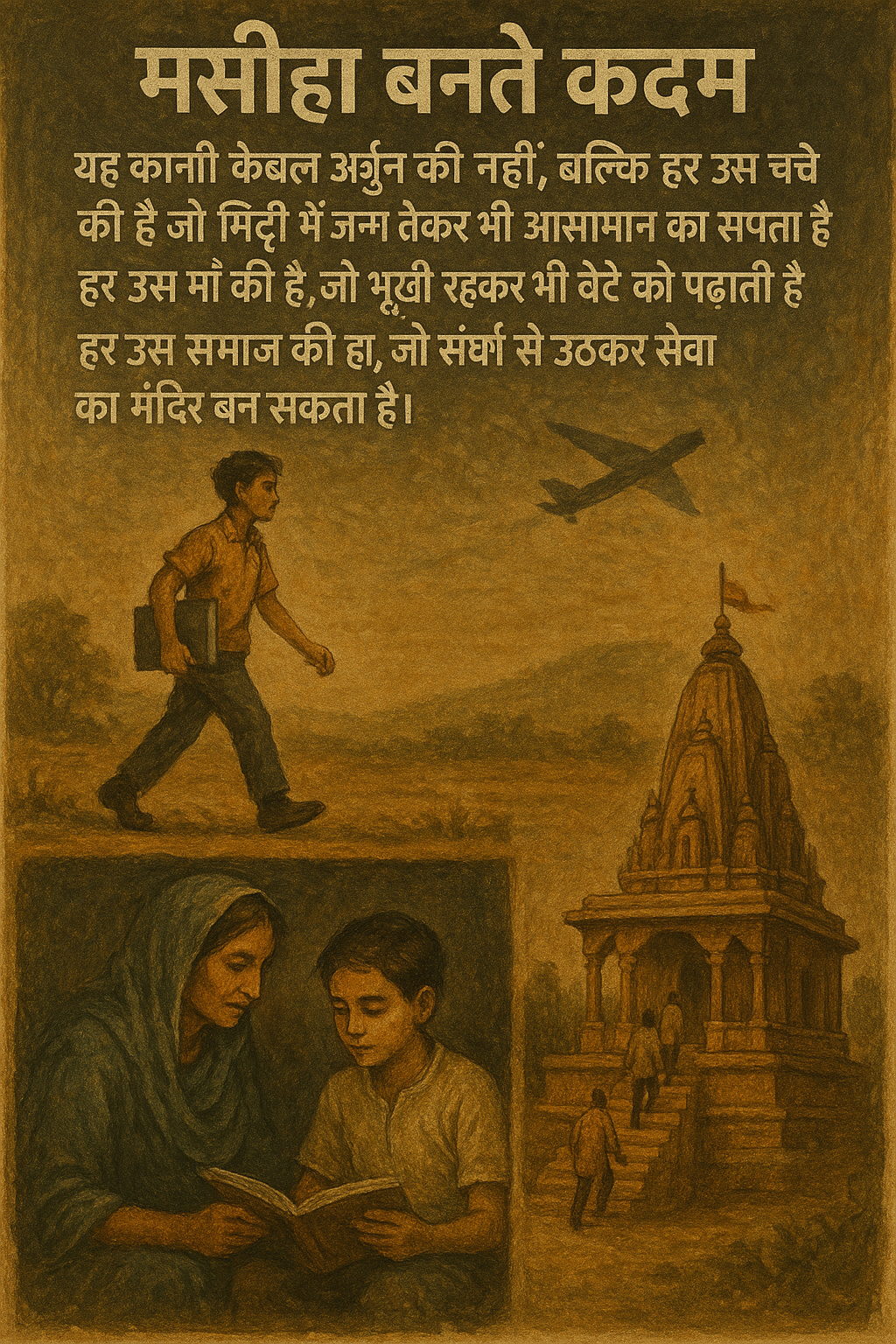मसीहा बनते कदम steps towards becoming a messiah