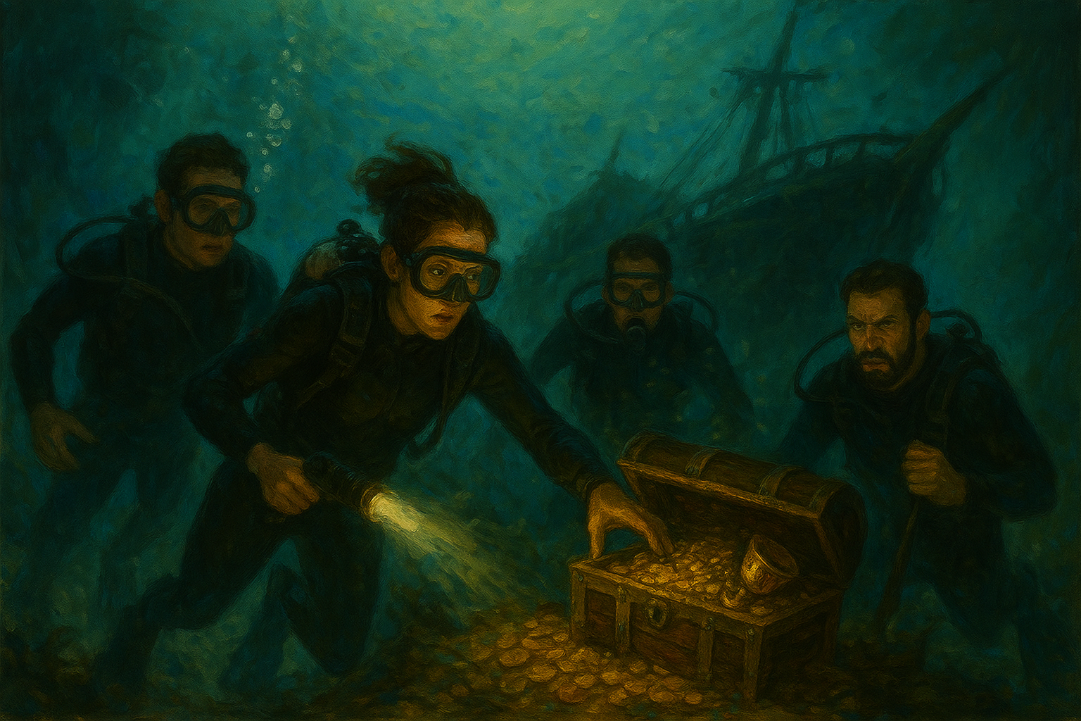डूबा हुआ भूतिया जहाज़ sunken ghost ship